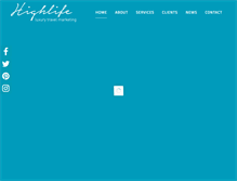 Tablet Screenshot of highlifemarketing.com